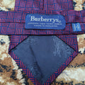 Vintage Burberrys London classic 100% all silk luxury geometric neck tie