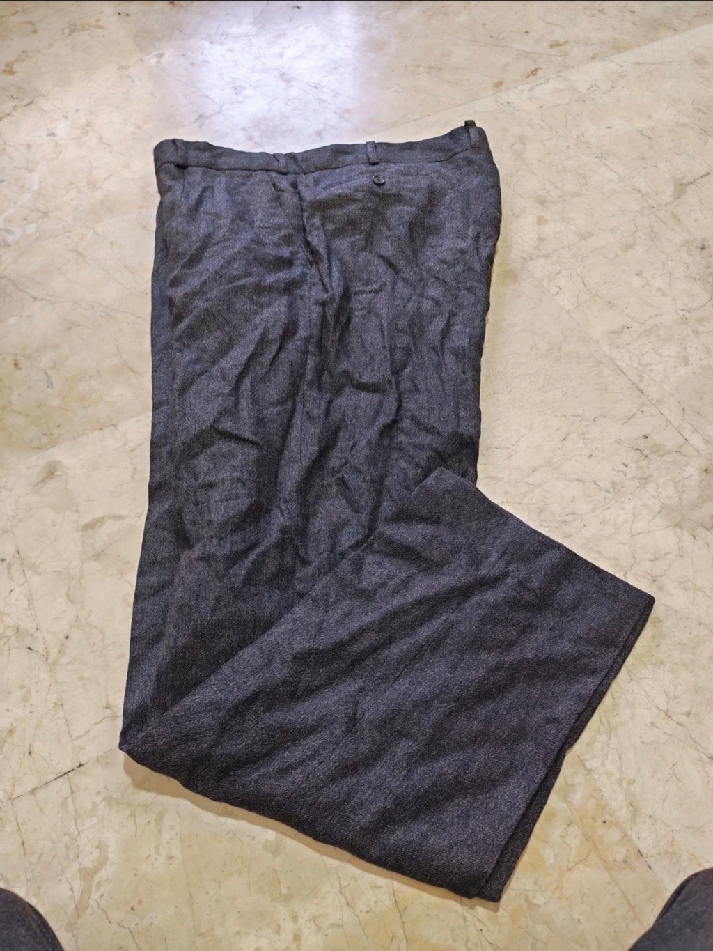 Vintage Daniel Hechter super 100s pure wool charcoal classic suit 46L XL