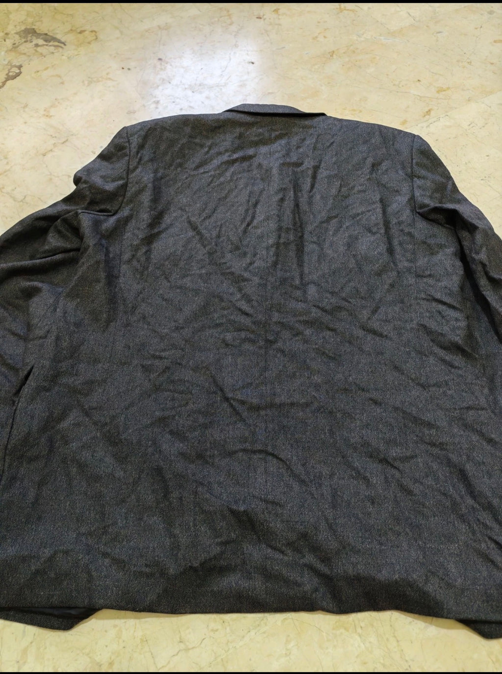 Vintage Daniel Hechter super 100s pure wool charcoal classic suit 46L XL