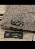Classic Corneliani Super 130s extrafine merinos wool brown jacket blazer 40R