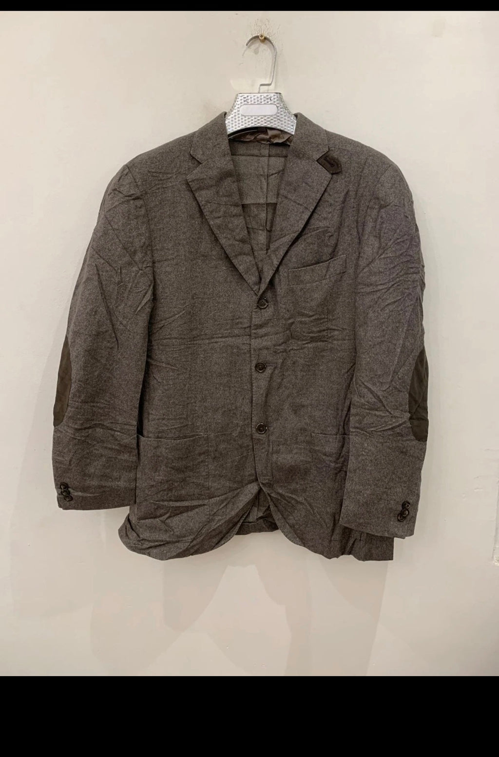 Classic Corneliani Super 130s extrafine merinos wool brown jacket blazer 40R