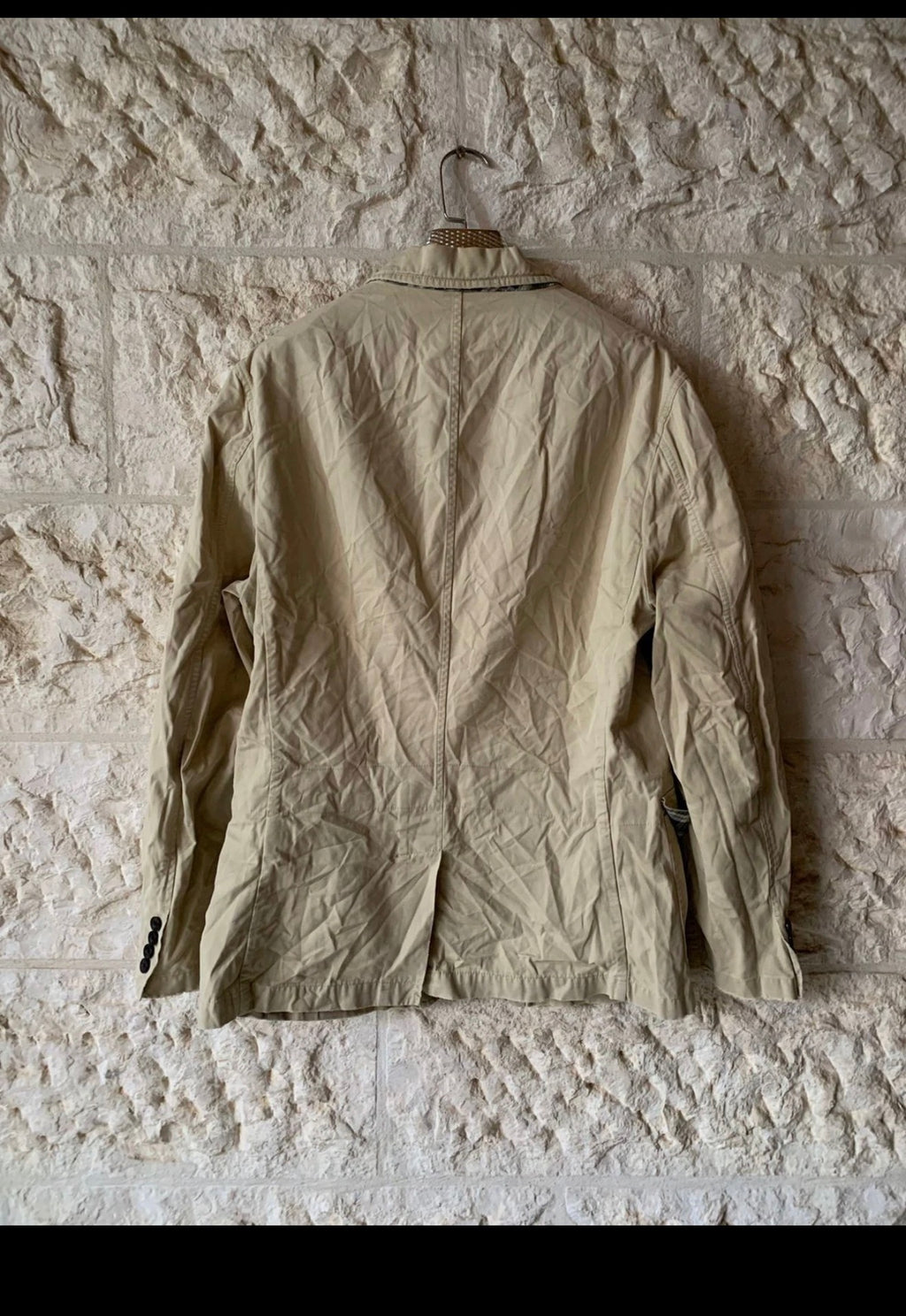 Classic Polo Ralph Lauren 100% cotton beige hunting jacket blazer 40R 40L
