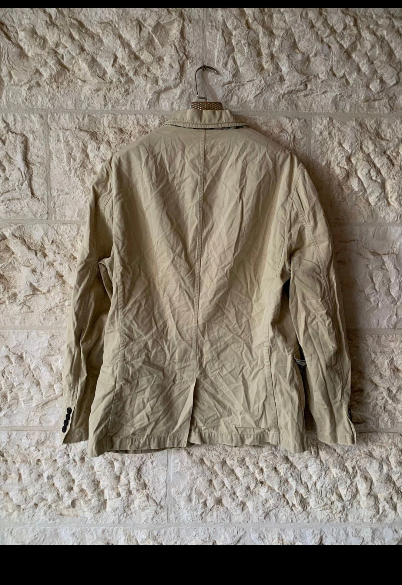 Classic Polo Ralph Lauren 100% cotton beige hunting jacket blazer 40R 40L