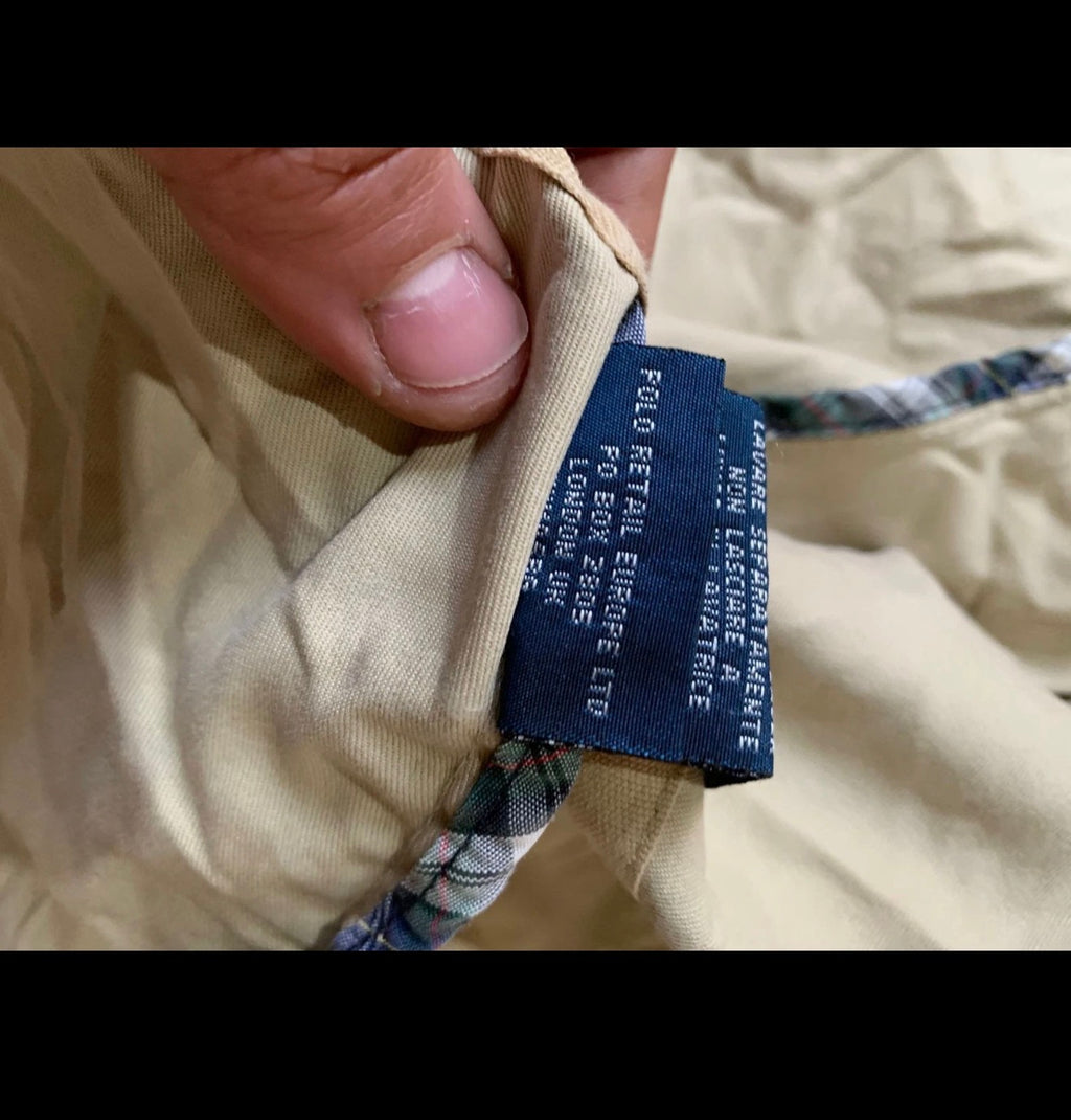 Classic Polo Ralph Lauren 100% cotton beige hunting jacket blazer 40R 40L