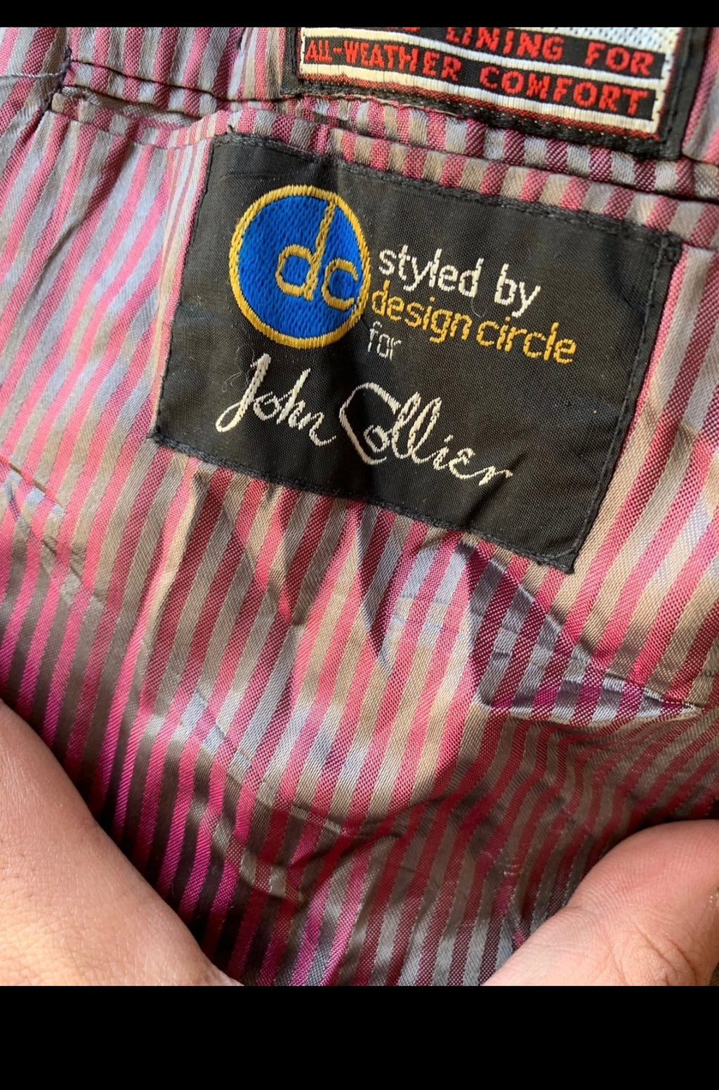 1970s Vintage pure wool herringbone classic unique suit jacket blazer 40R