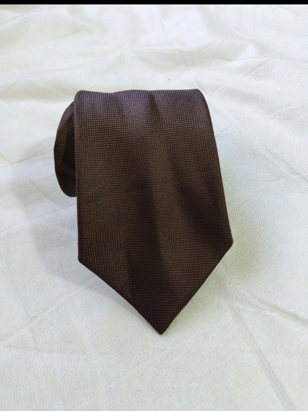Vintage Ermenegildo Zegna classic 100% all silk Retro luxury brown neck tie