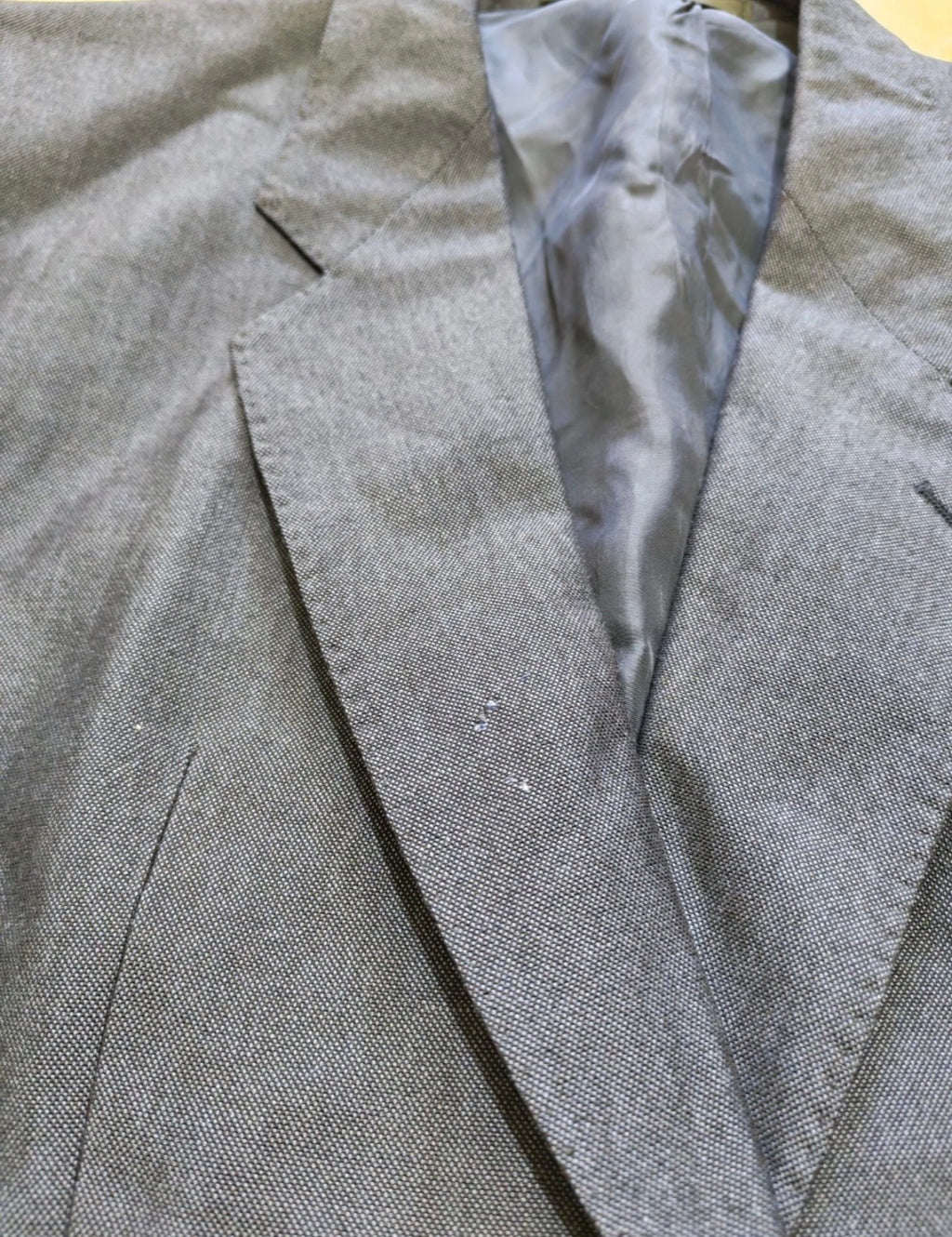 1970s Vintage Westbury wool mohair 2 button classic blue suit 42R