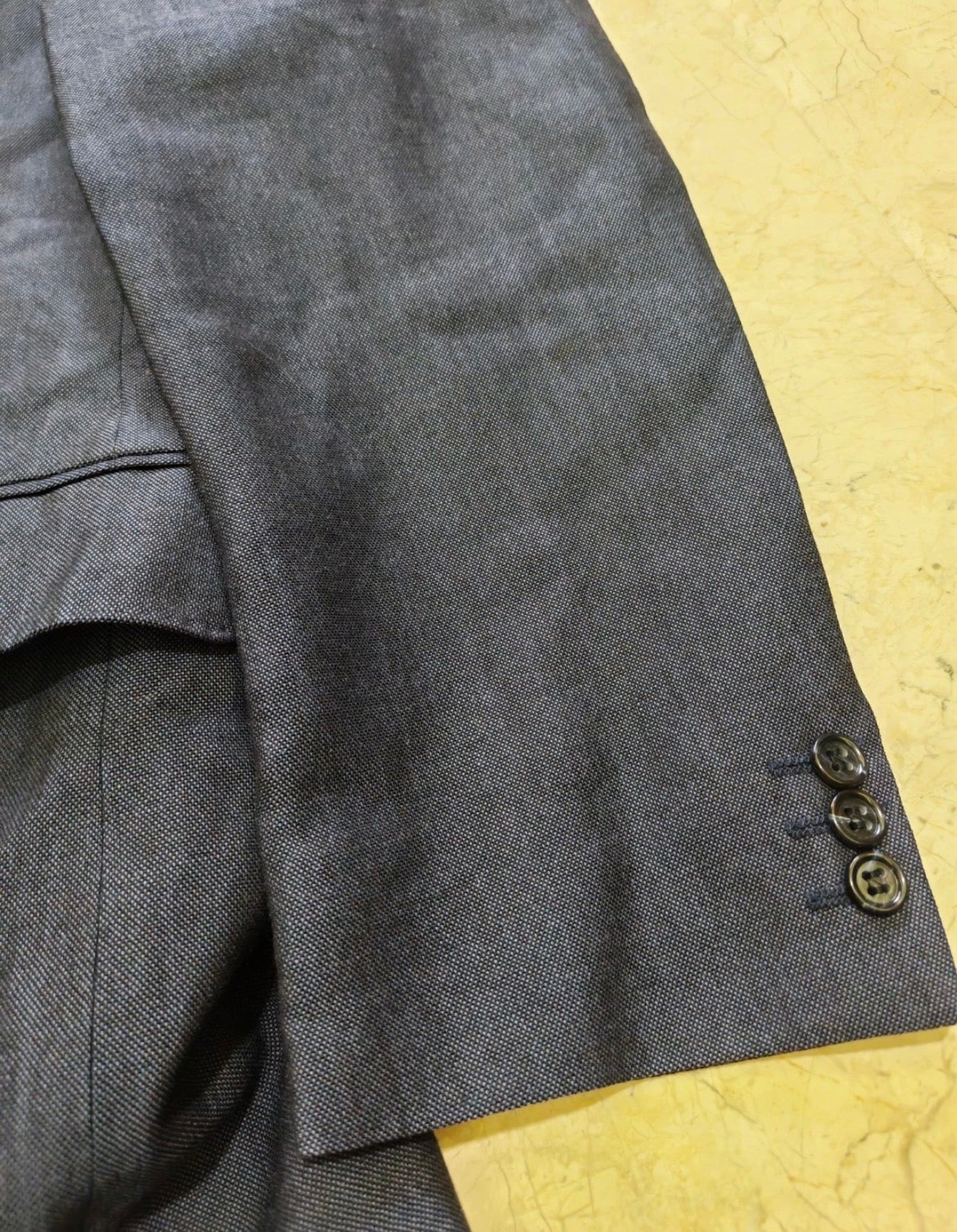 1970s Vintage Westbury wool mohair 2 button classic blue suit 42R