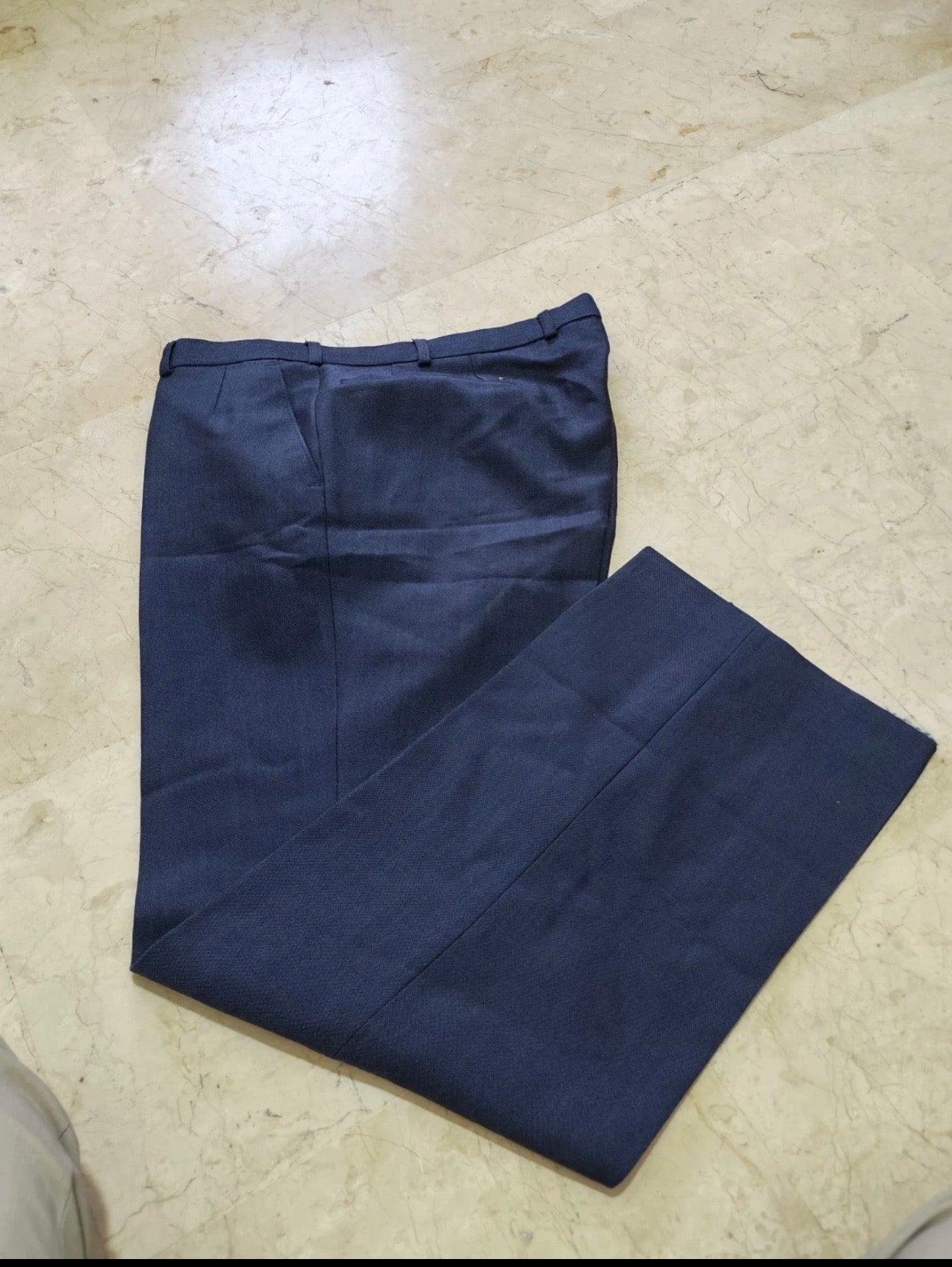 1970s Vintage Westbury wool mohair 2 button classic blue suit 42R
