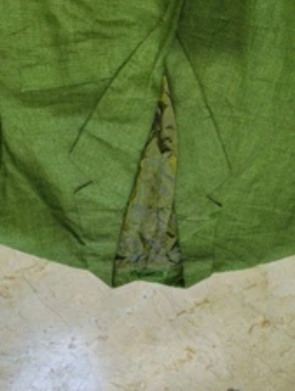 Vintage Linen blend Classic unique green summer jacket blazer 42R