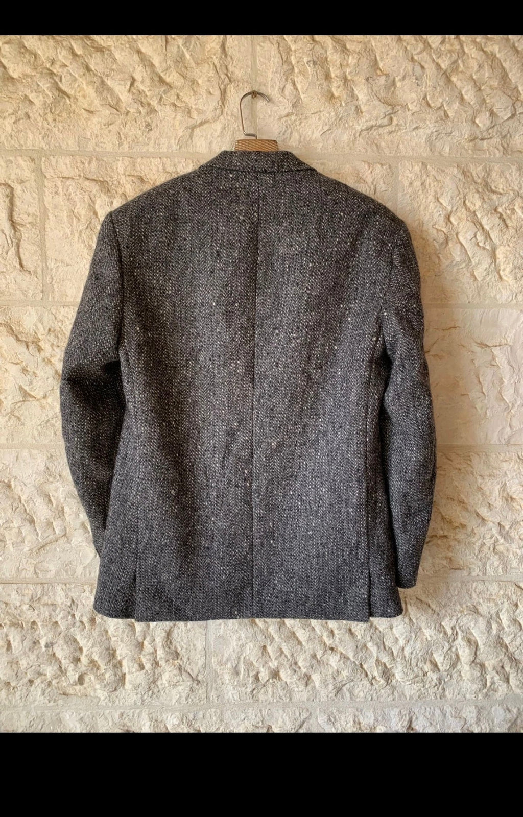 Vintage Rosner wool cotton blend charcoal classic hunting jacket blazer 42R