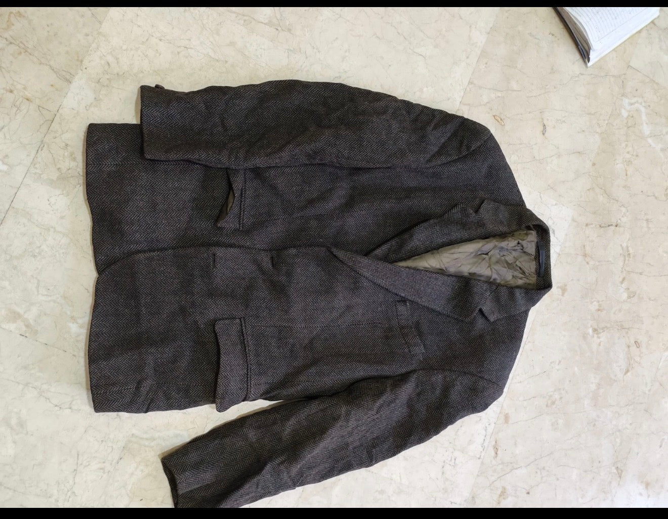 Vintage Burberrys pure wool handwoven tweed classic hunting jacket blazer 42R
