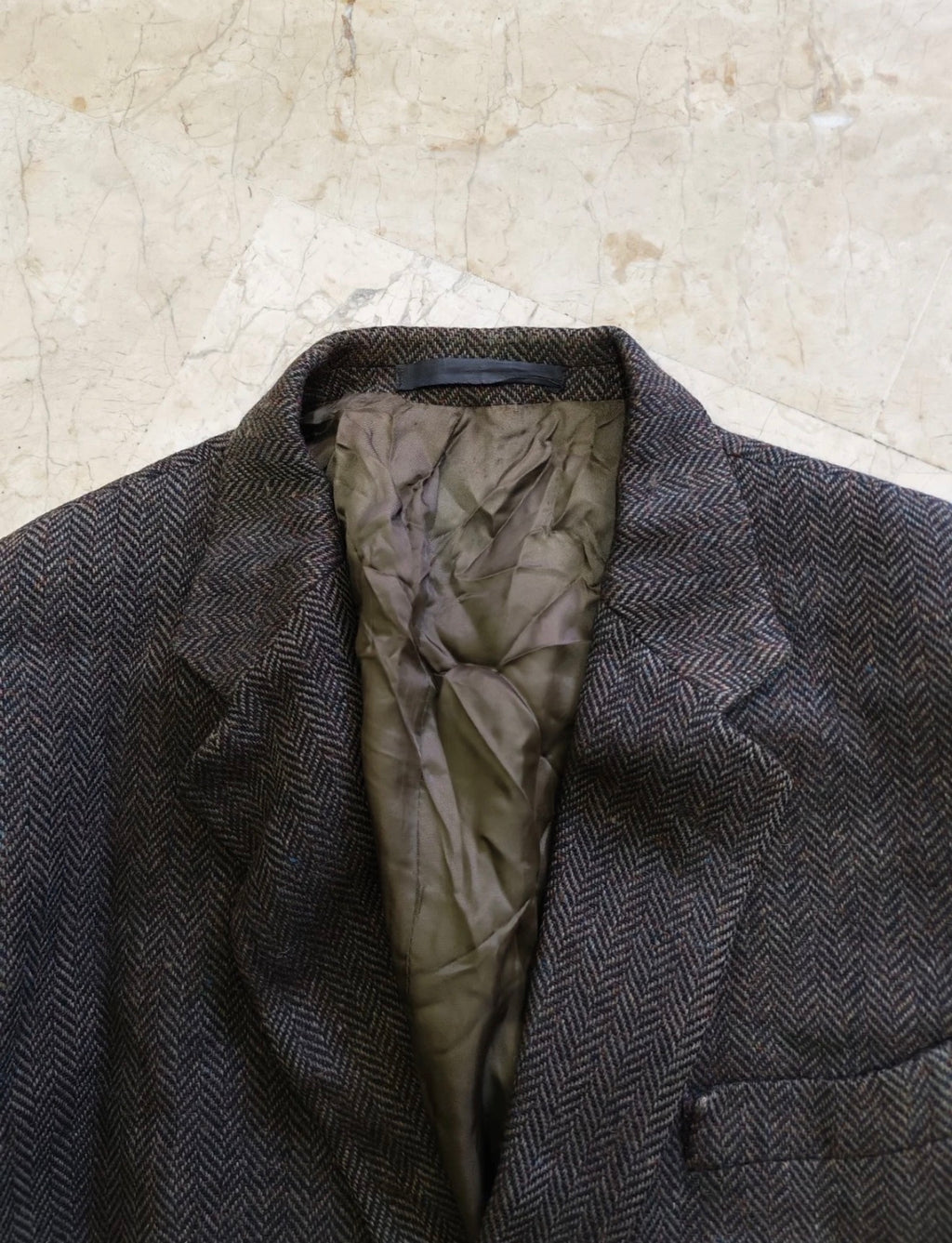 Vintage Burberrys pure wool handwoven tweed classic hunting jacket blazer 42R