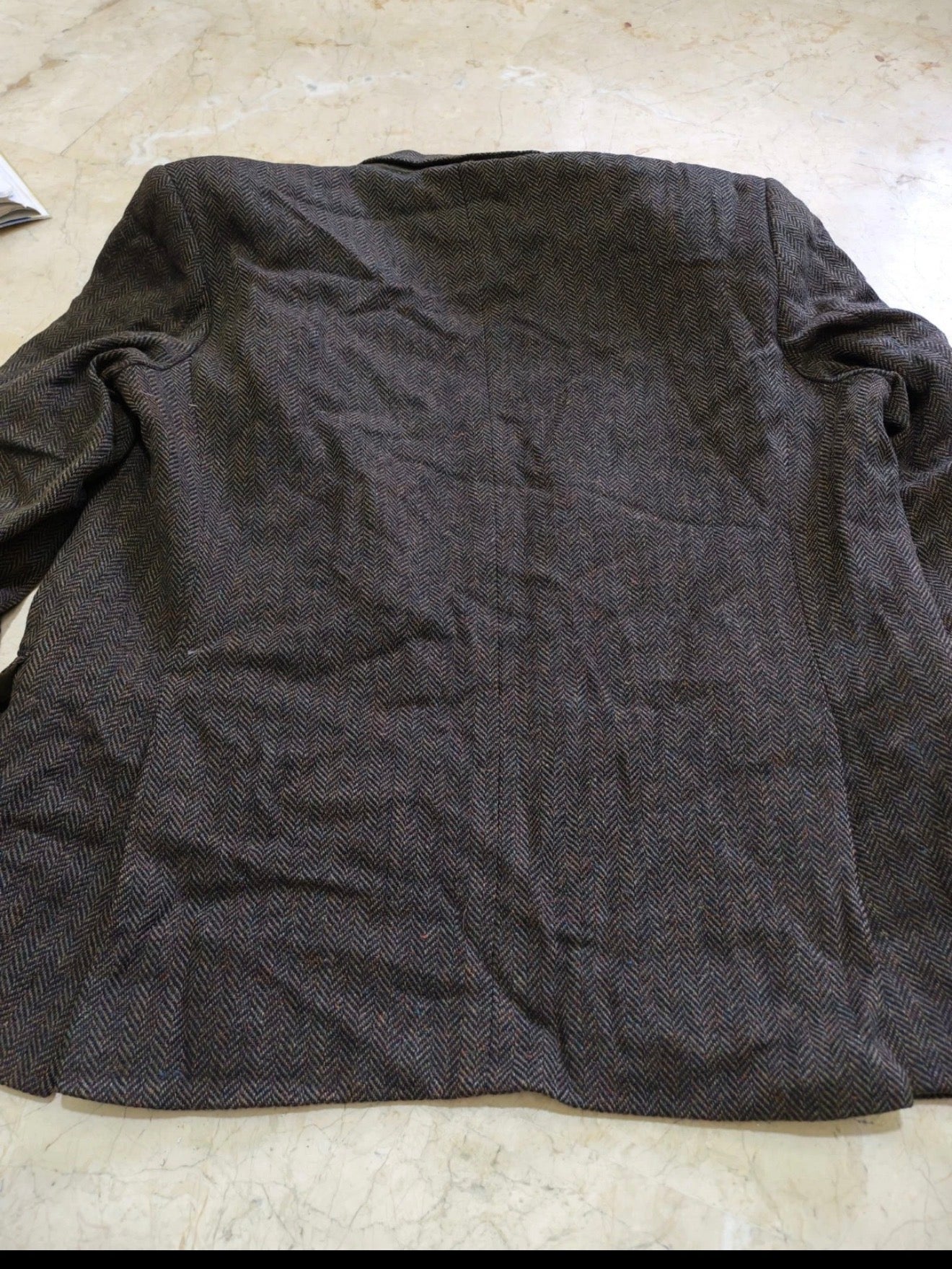 Vintage Burberrys pure wool handwoven tweed classic hunting jacket blazer 42R