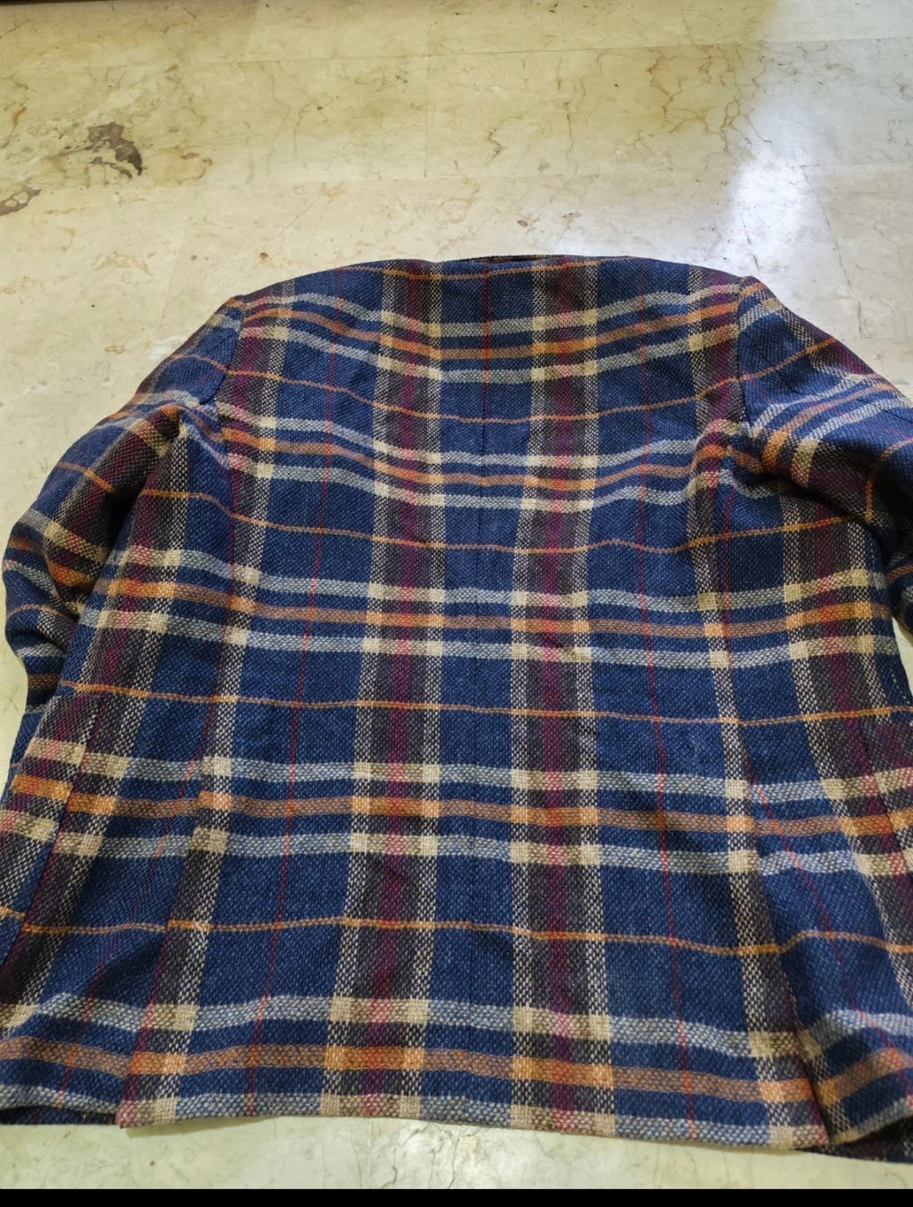 Suitsupply Hudson pure wool handwoven tweed Windowpane jacket blazer 38R 38S