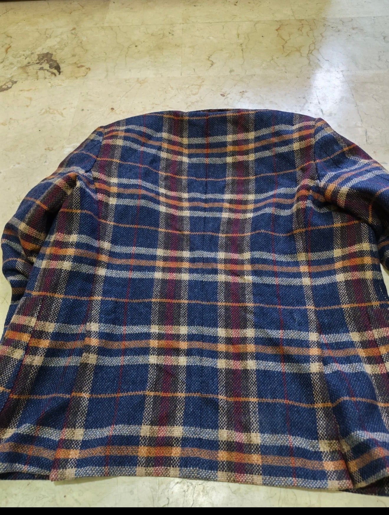 Suitsupply Hudson pure wool handwoven tweed Windowpane jacket blazer 38R 38S