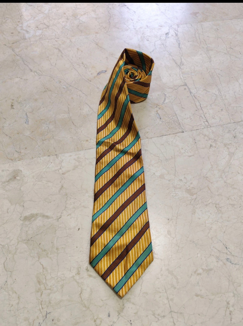 Vintage Christian Dior classic 100% all silk luxury Awning neck tie