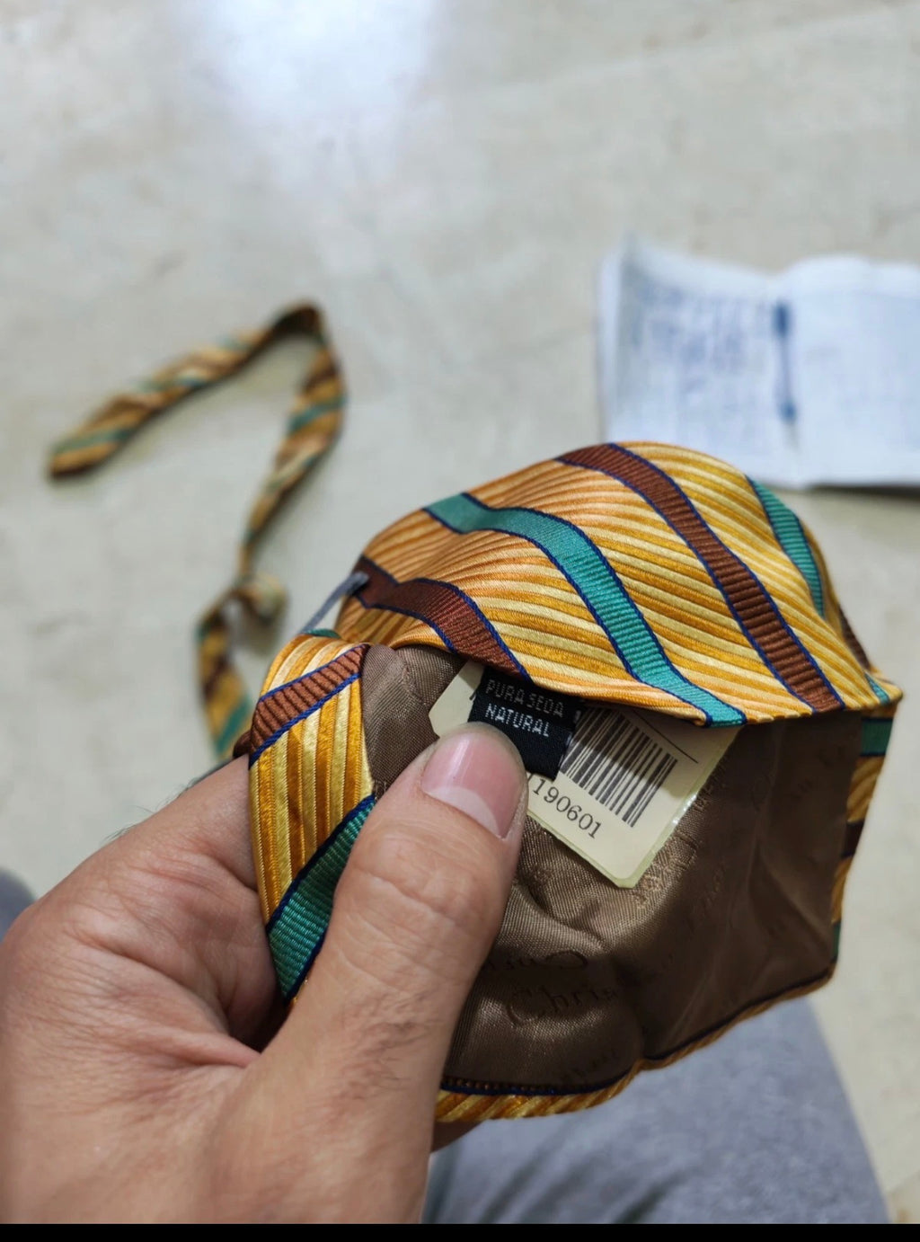 Vintage Christian Dior classic 100% all silk luxury Awning neck tie