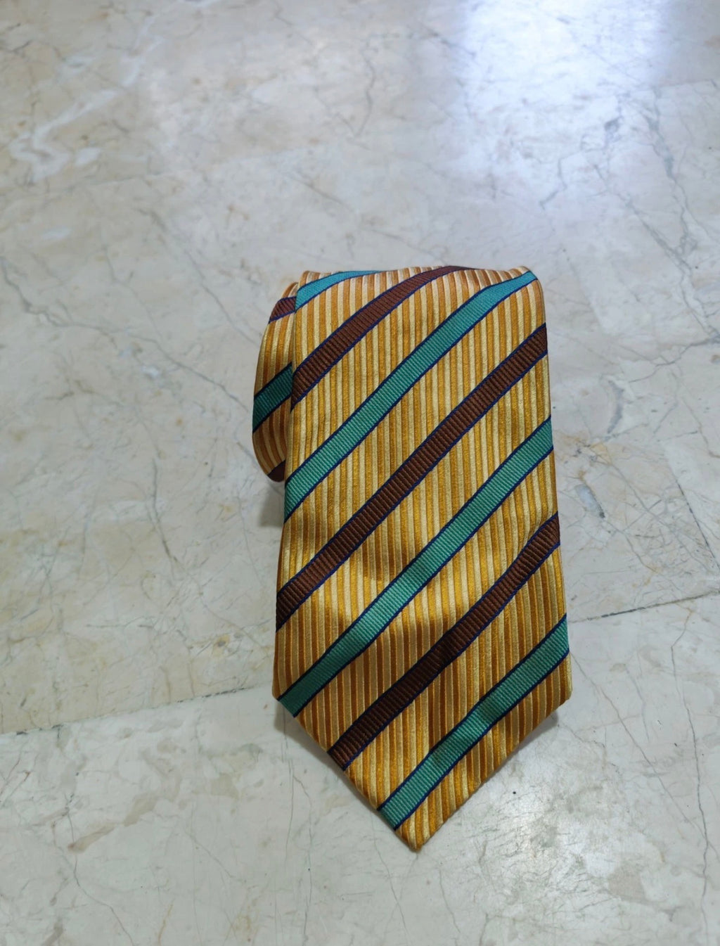 Vintage Christian Dior classic 100% all silk luxury Awning neck tie