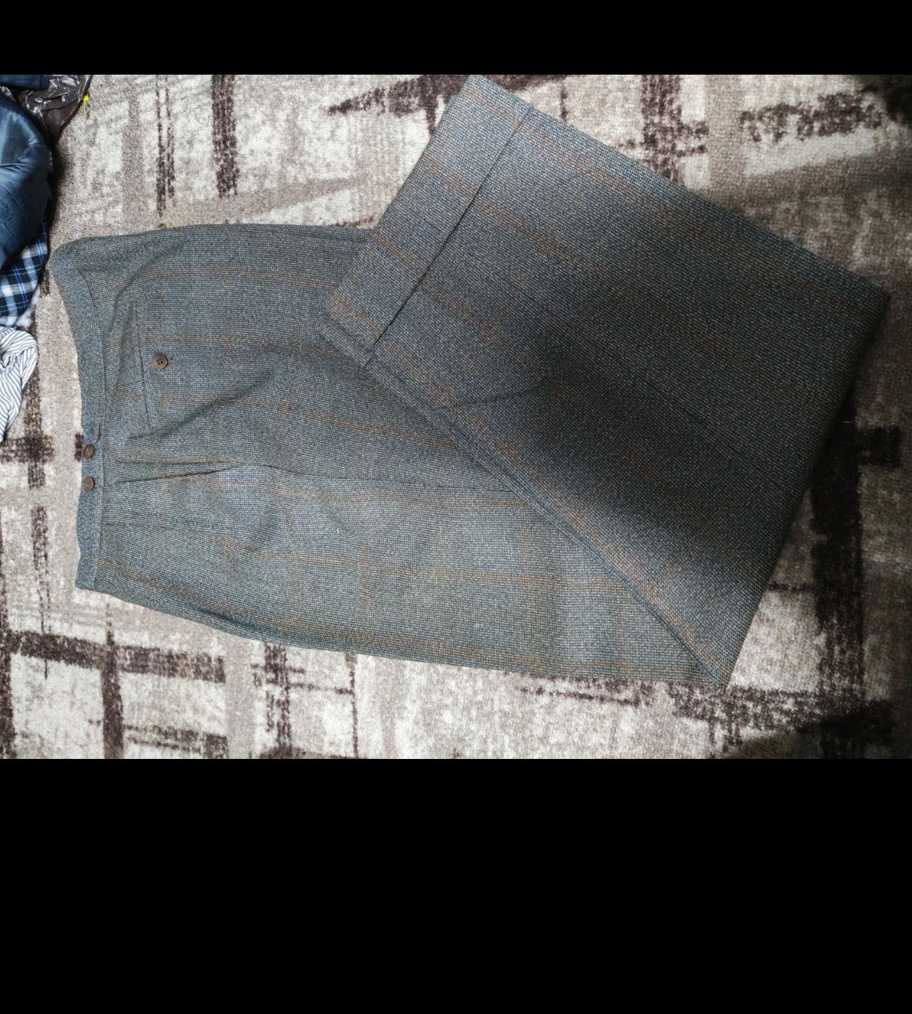 1950s Vintage all worsted wool double breasted gangster windowpane suit 40R