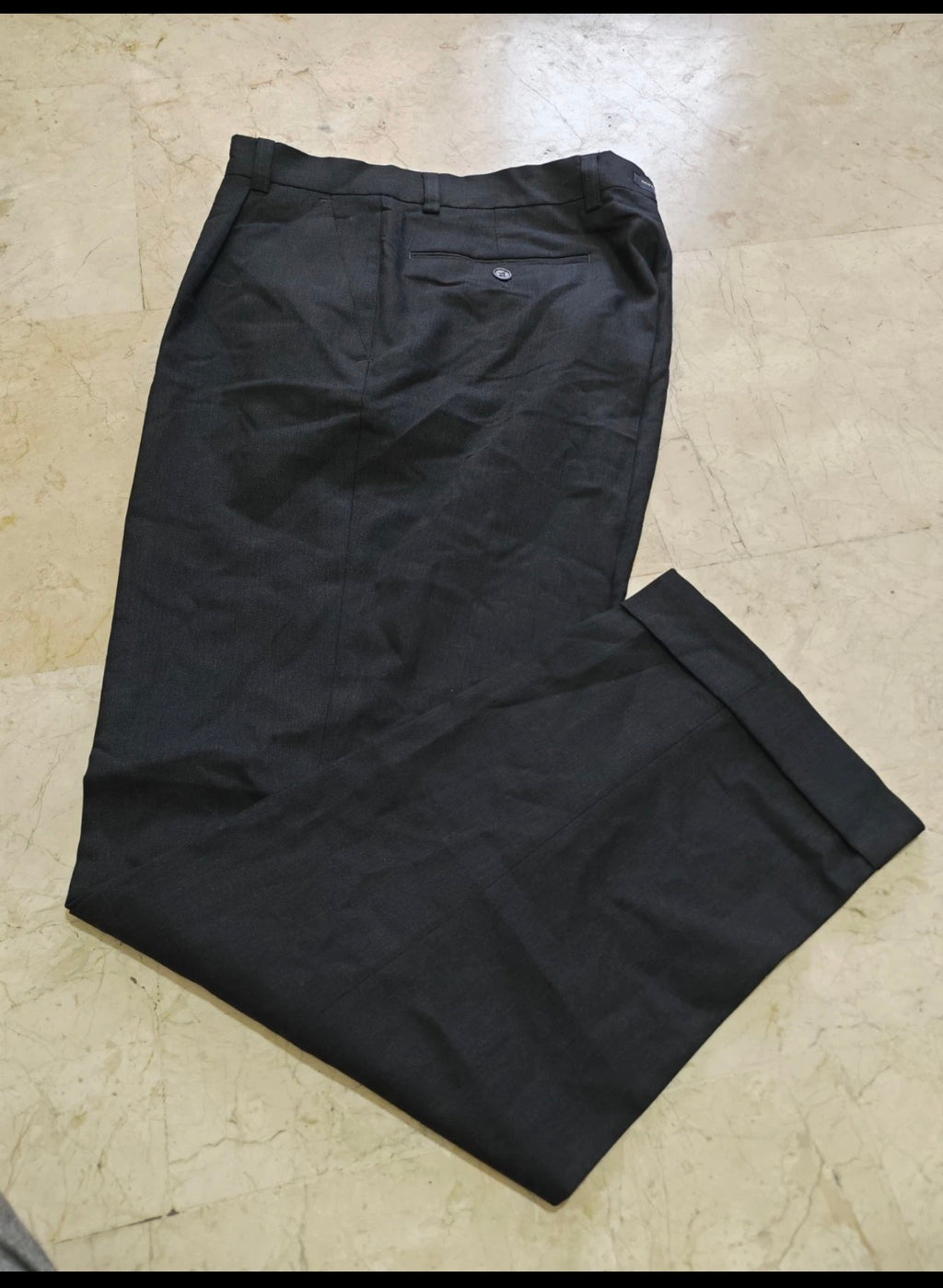 Vintage classic Super 100s wool 3 piece charcoal 3 button suit 42R