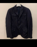 Classic Brian Dales Cotton Ramie dark navy jacket blazer 38R 38L