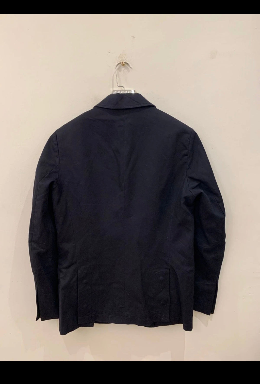 Classic Brian Dales Cotton Ramie dark navy jacket blazer 38R 38L