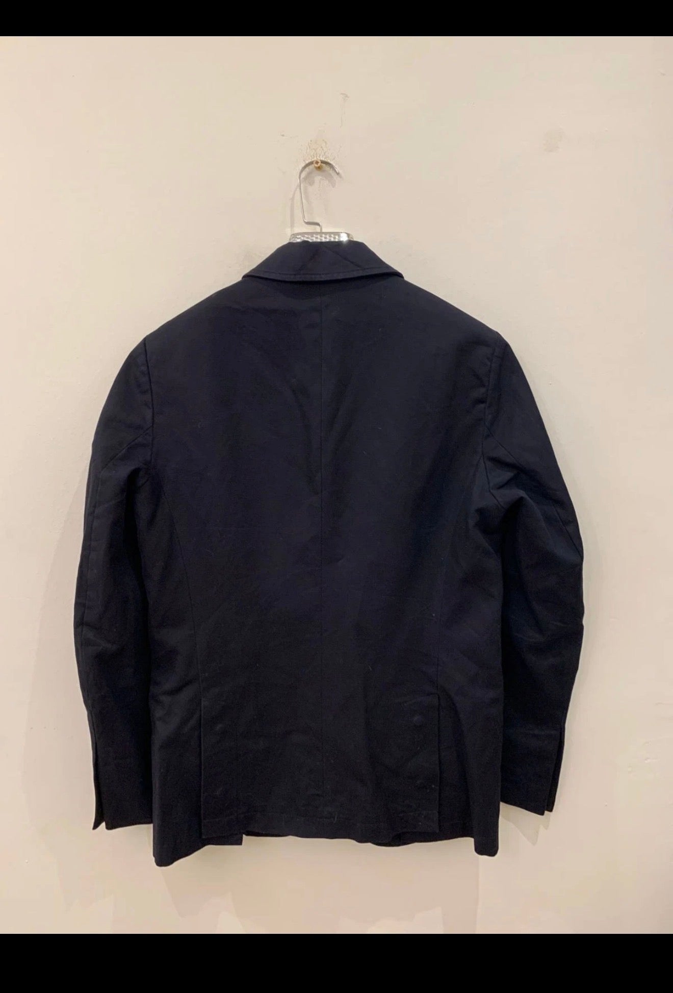 Classic Brian Dales Cotton Ramie dark navy jacket blazer 38R 38L