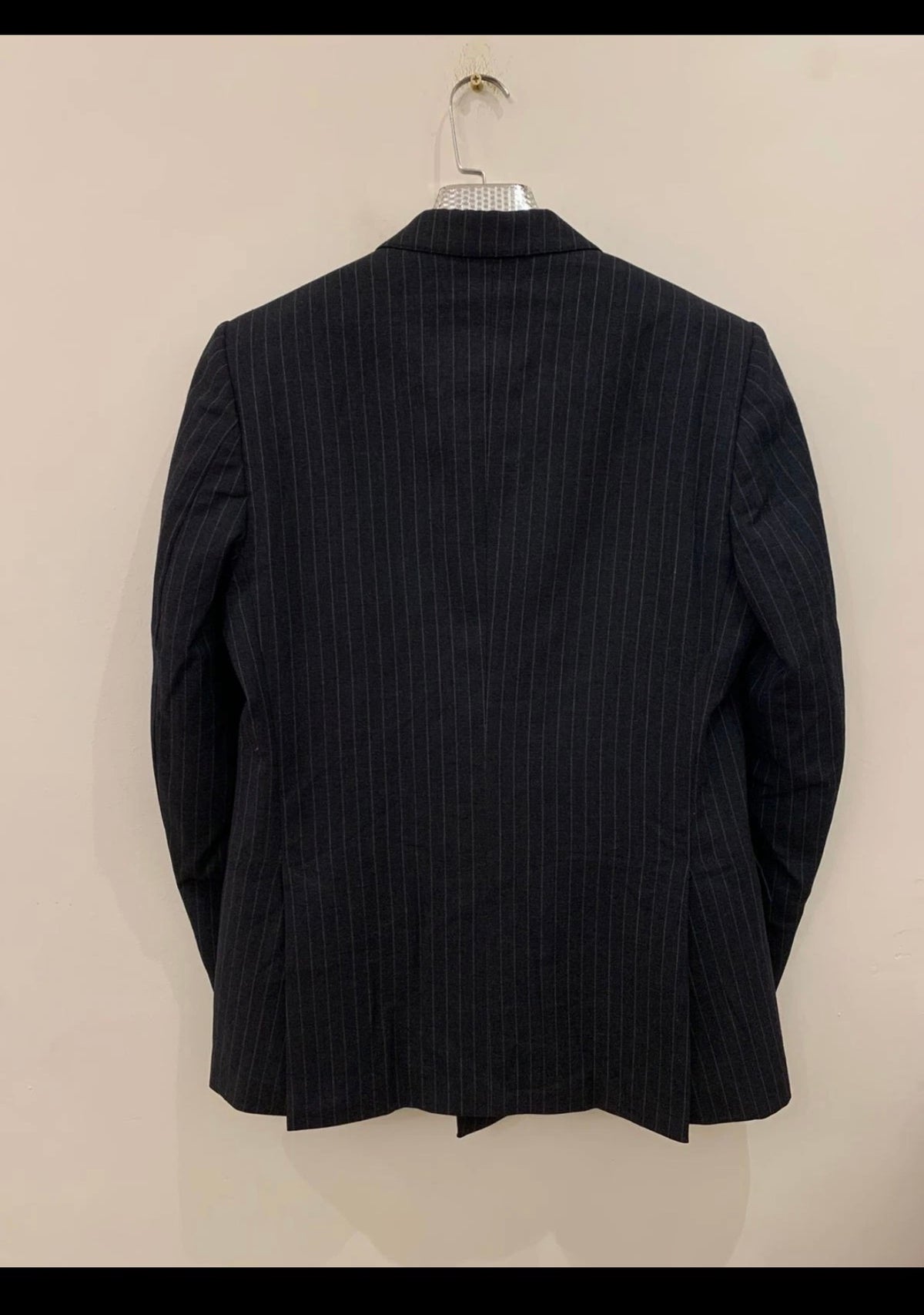 Vintage Gieves & Hawkes pure wool double breasted charcoal jacket sport coat 38R