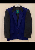 Vintage Avanti wool blend classic blue black jacket blazer 42R