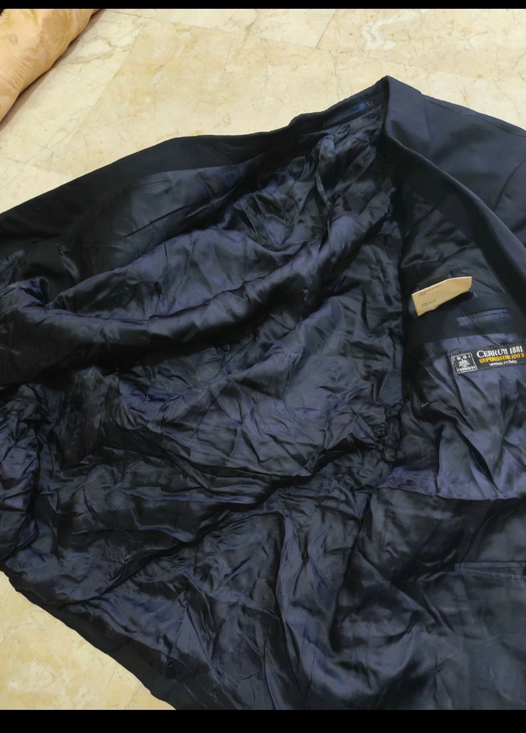Vintage Daniel Hechter super 100s pure wool double breasted navy suit 40R