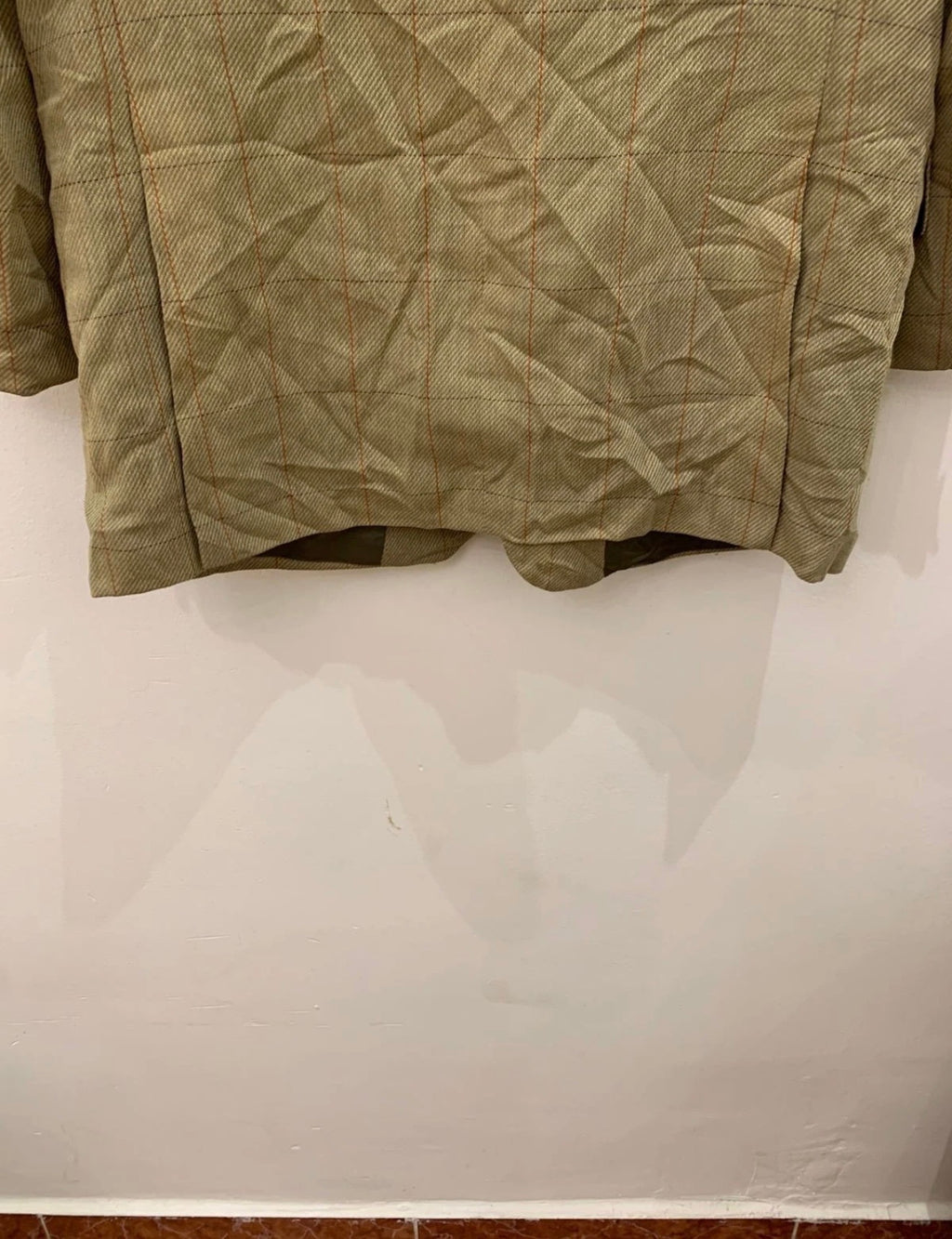 Vintage Eduard Dressler wool Windowpane hunting jacket blazer 42R
