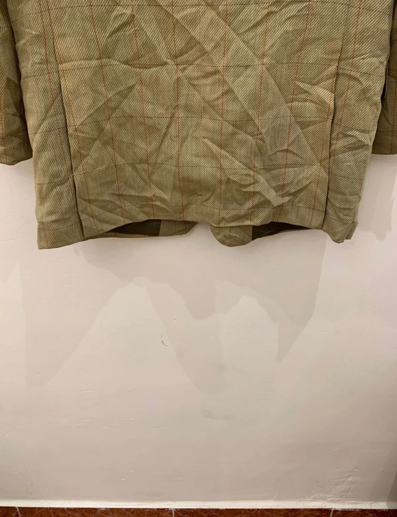 Vintage Eduard Dressler wool Windowpane hunting jacket blazer 42R