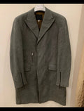 Richmond X 100% pure cotton classic Italian grayish green top over coat 42R 42L