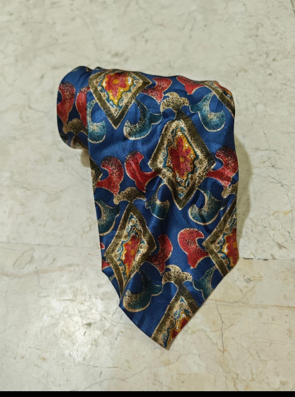 Vintage Brioni classic 100% all silk Retro luxury geometric neck tie