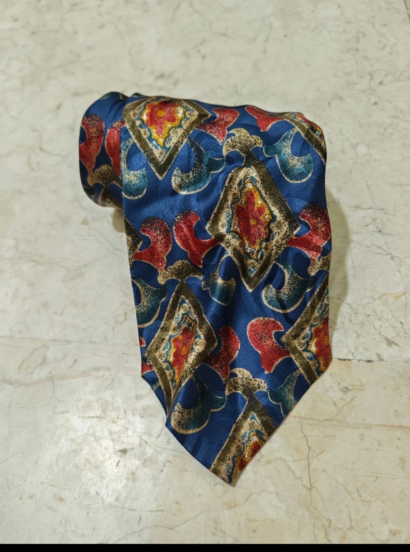 Vintage Brioni classic 100% all silk Retro luxury geometric neck tie