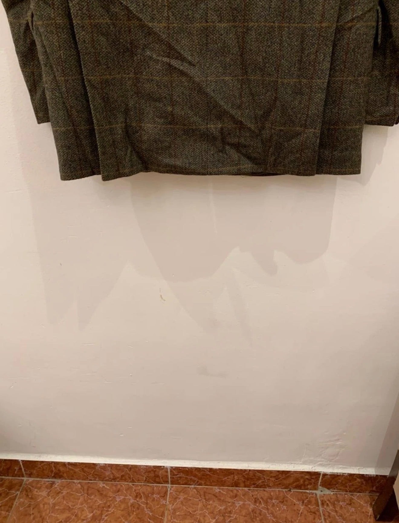 Vintage Daniel Hechter pure wool Tweed Windowpane hunting jacket blazer 40R