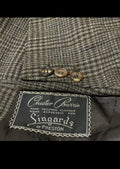 Vintage Chester Barrie all worsted wool classic glen check jacket blazer 40R