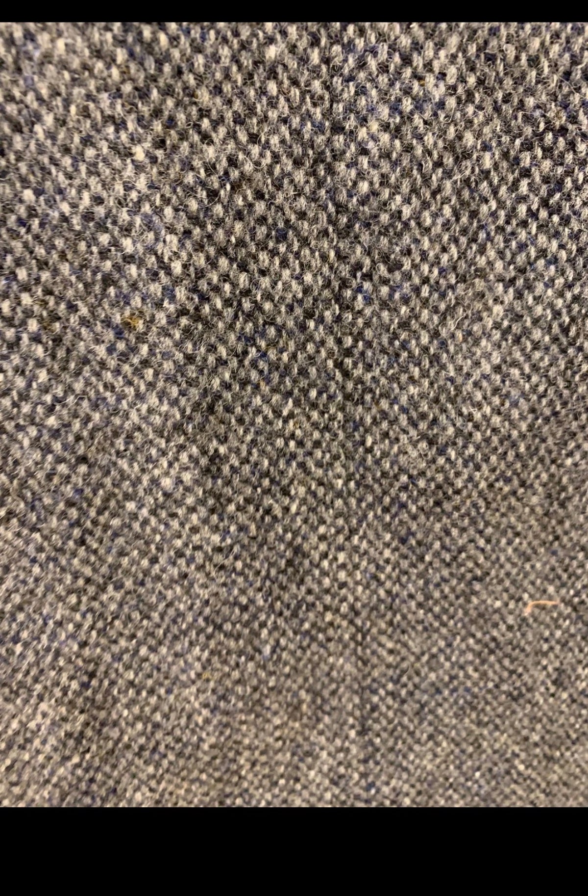 Vintage Harris Tweed handwoven pure wool charcoal hunting jacket blazer 46R XL