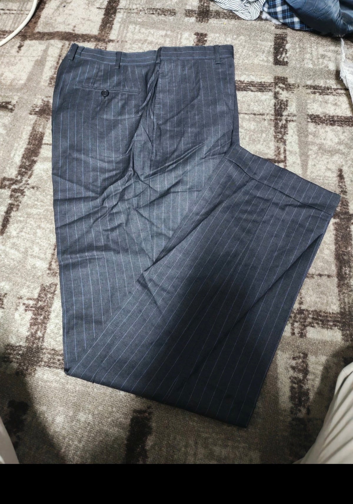 Vintage 100% New Zealand Merino wool Loro Piana classic charcoal suit 42L 42R