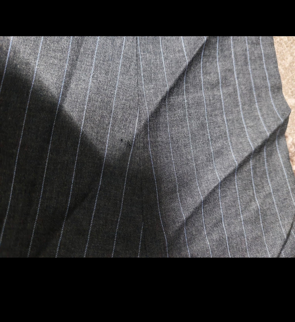 Vintage 100% New Zealand Merino wool Loro Piana classic charcoal suit 42L 42R