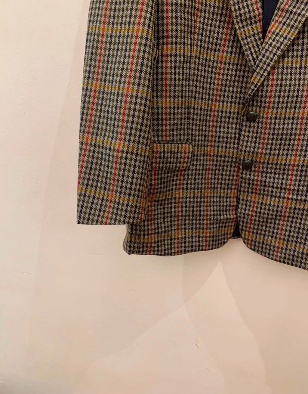 Vintage Westbury plaid pure wool tweed classic hunting jacket blazer 42R