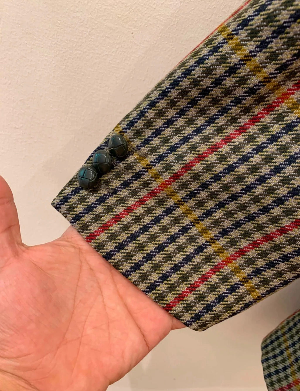 Vintage Westbury plaid pure wool tweed classic hunting jacket blazer 42R