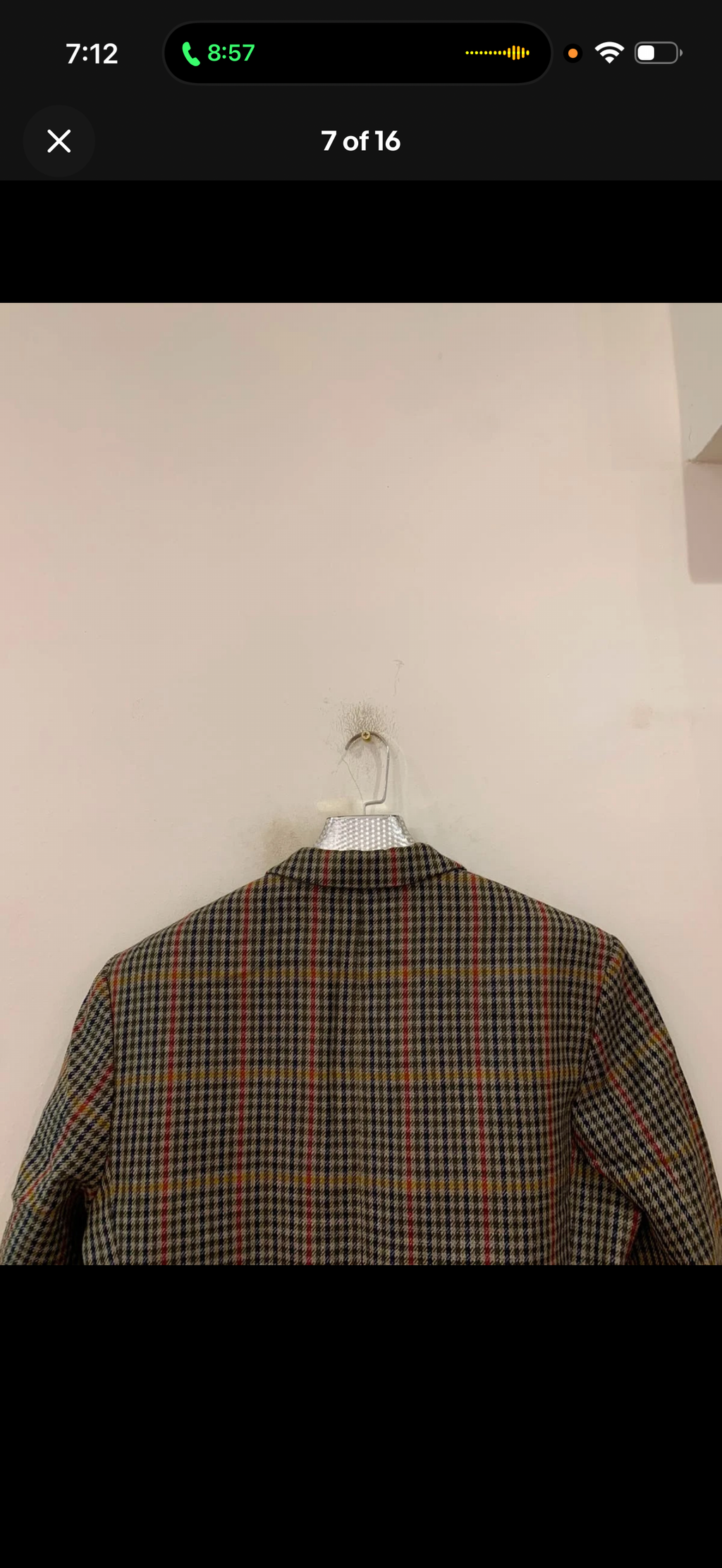 Vintage Westbury plaid pure wool tweed classic hunting jacket blazer 42R