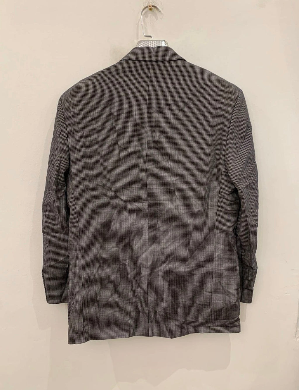 Vintage Batoni unique plaid pure wool classic jacket blazer 40R