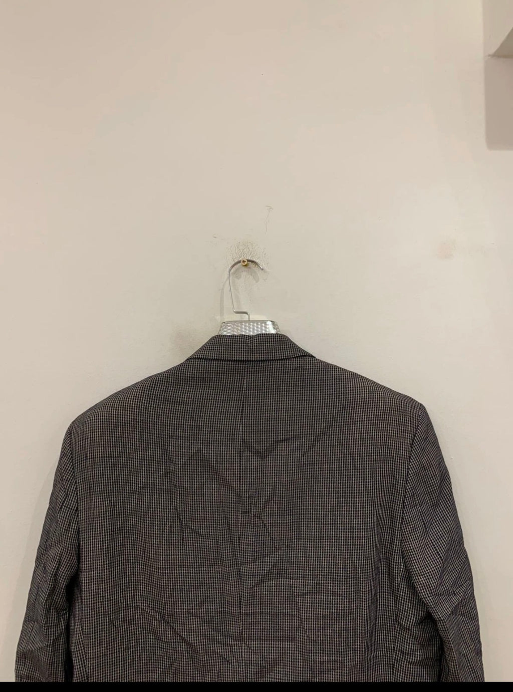 Vintage Batoni unique plaid pure wool classic jacket blazer 40R