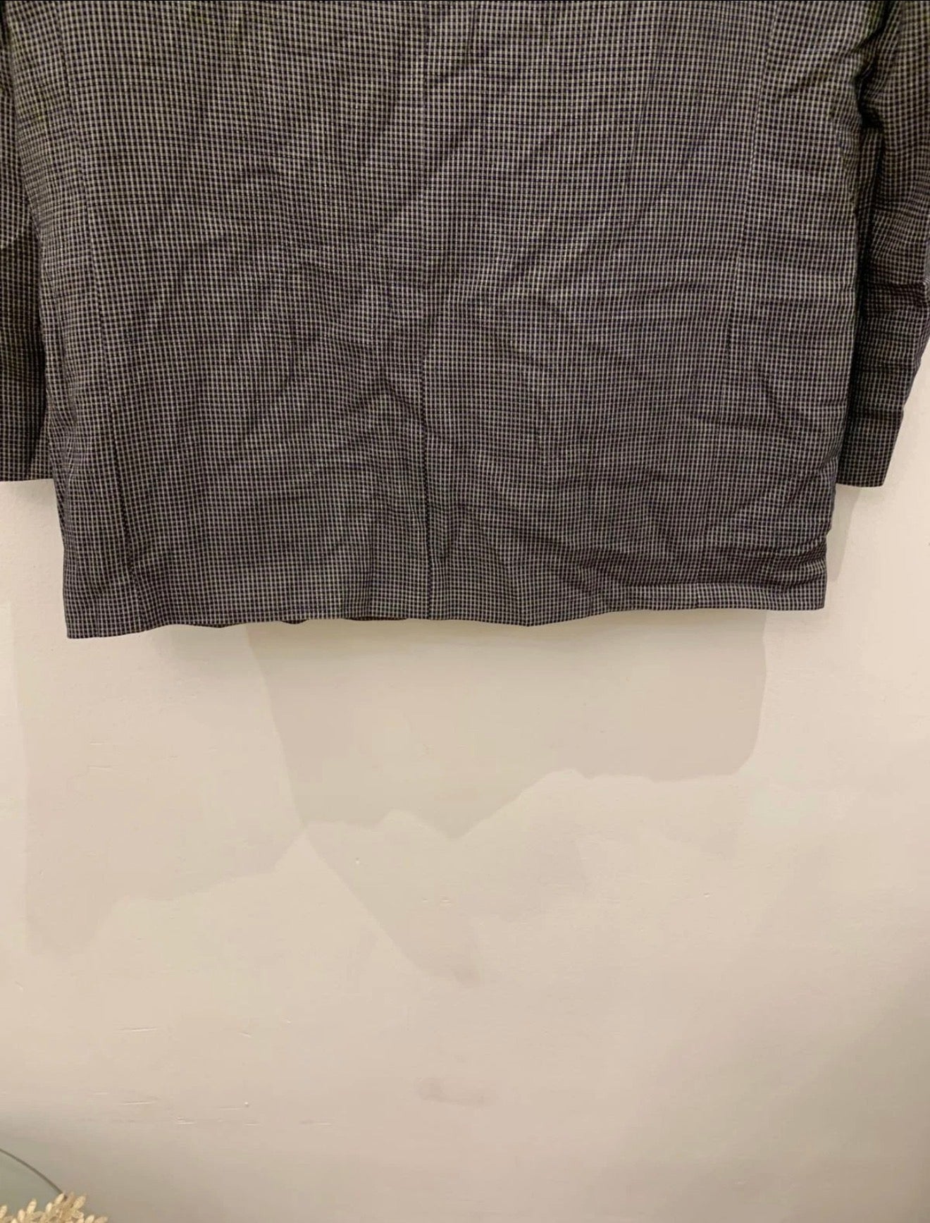 Vintage Batoni unique plaid pure wool classic jacket blazer 40R