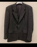 Vintage Moessmer pure Lambswool charcoal hunting jacket blazer 40R