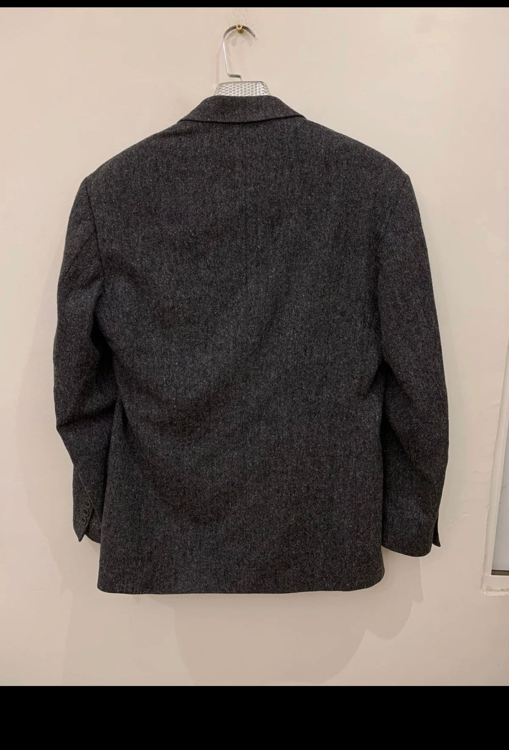 Vintage Moessmer pure Lambswool charcoal hunting jacket blazer 40R