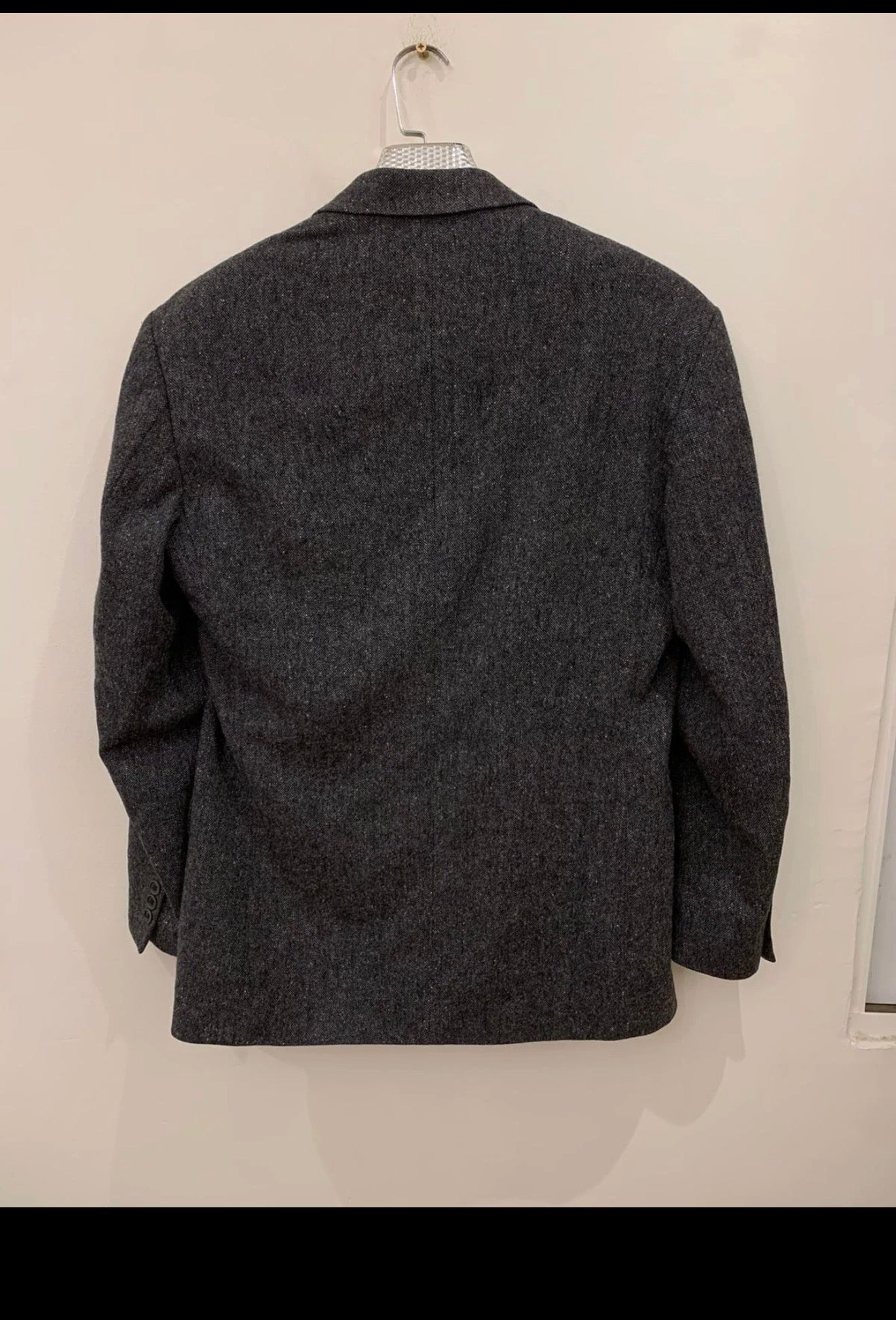 Vintage Moessmer pure Lambswool charcoal hunting jacket blazer 40R